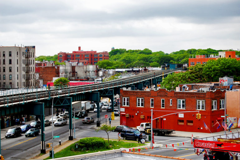 East 98th Street at Livonia Avenue in Brooklyn. Like its neighbor East New York, Brownsville combines good transit access, publicly owned development sites and a history of official neglect with deep-rooted community organizations.