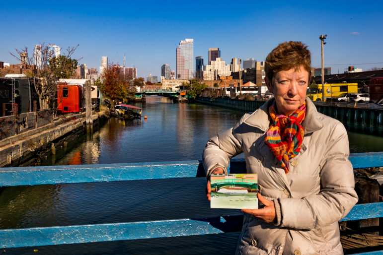 For the last 24 years Elizabeth O'Reilly has had a studio in a building on the corner of Union and Nevins. She has been painting images of the canal for roughly two decades.