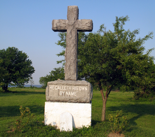 Photographed a few years ago, this monument on Hart Island memorializes its indigent dead.