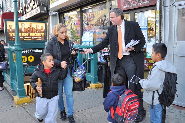 A former Brooklyn councilman, de Blasio is one of two likely Democratic contenders with deep ties to the borough.