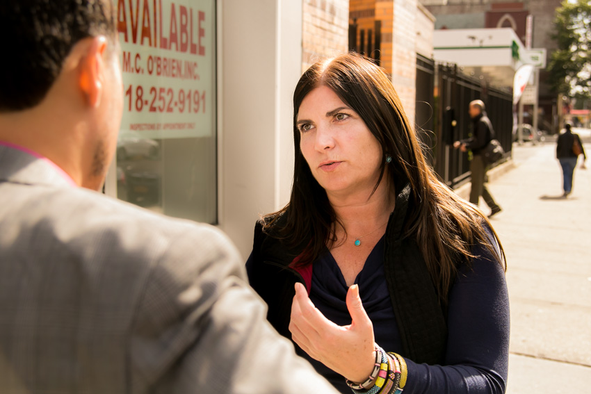 Eileen Reilly of CAMBA, a Brooklyn community services organization that assists with refugee resettlement. While federal programs for asylees, refugees and others are generally good, Reilly says, their orientation toward employment could make them a poor fit for children.