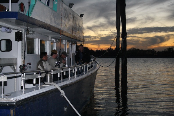 Fisherman on the Island Current. The changing mix of fish species in Long Island Sound may force changing the quota systems that regulate fishing there.