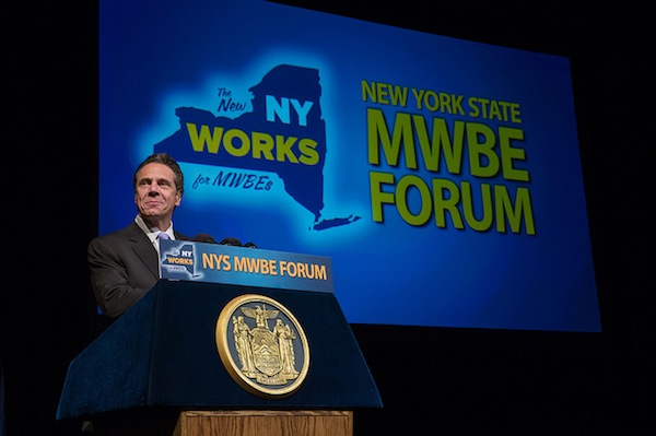 Governor Andrew Cuomo recently announced at the fourth annual MWBE forum that his administration is dramatically increasing its goal for minority-and-women-owned enterprises (MWBE) state contracting utilization to 30 percent.