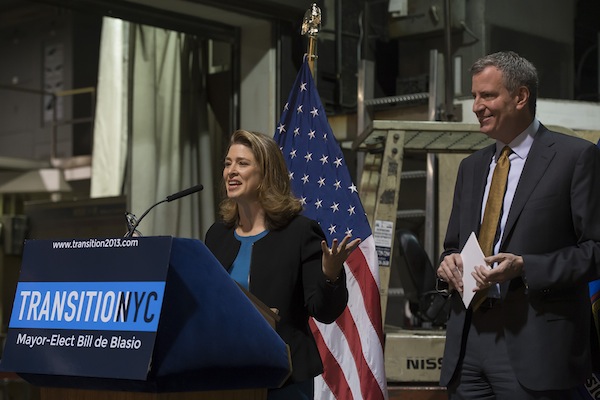 Deputy Mayor Glen and Mayor de Blasio.