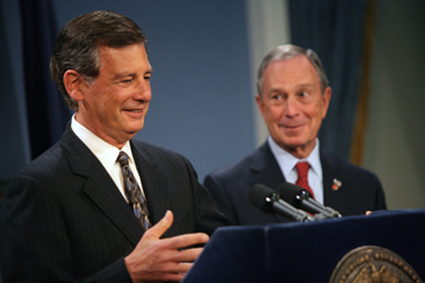 Former Indianapolis Mayor Stephen Goldsmith, introduced at City Hall in April by Mayor Bloomberg, has written six books about governing and recently served as a professor at Harvard's Kennedy School of Government.