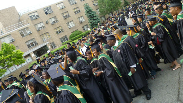 Commencement 2010 at Bronx Community College.