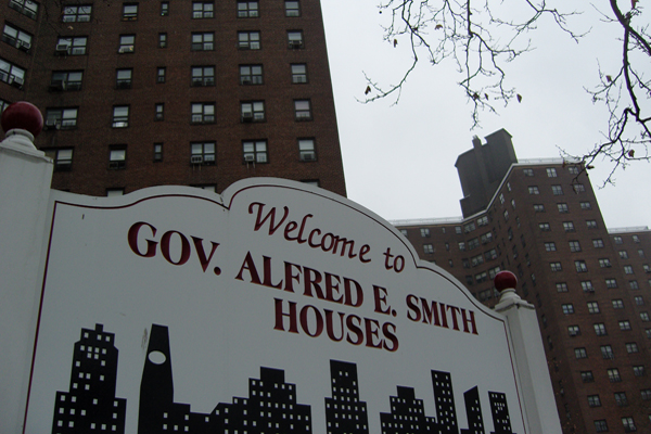 Smith Houses is one of several developments on the Lower East Side where NYCHA is suspected to offer leases to private developers to construct mixed-income housing.