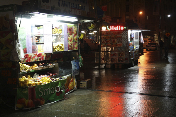 Some neighborhood vendors complain that the protest has driven away regular customers, while the newcomers tend to eat donated food. But most shopkeepers defend the Zuccotti crowd's right to demonstrate.