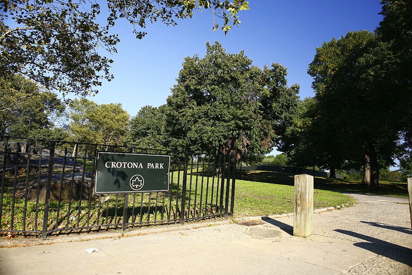 Crotona Park in the Bronx.