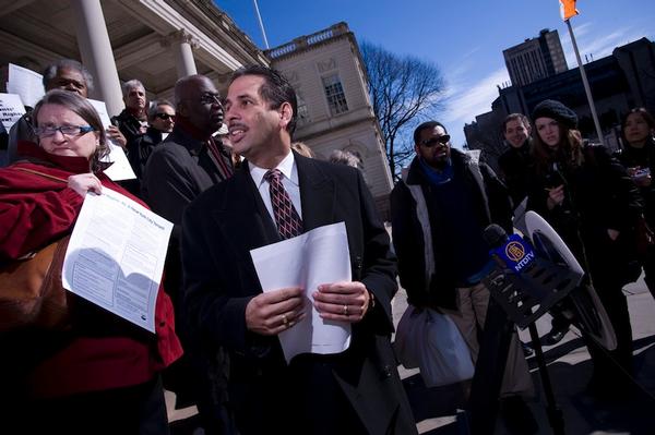 Cabrera, seen at an earlier City Hall event, has urged his fellow Councilmembers to vote no on the Armory plan.