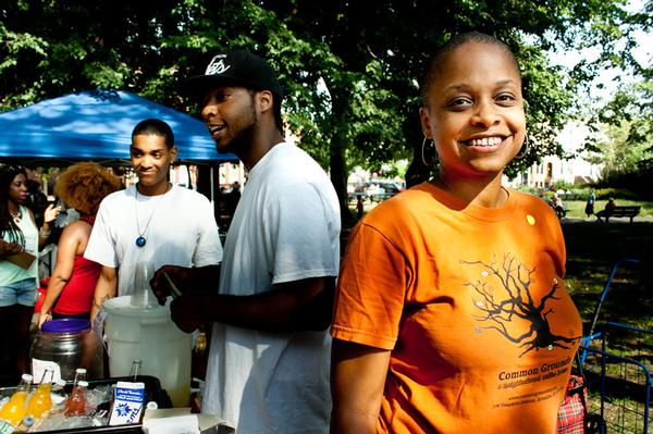 Tremaine Wright, who operates the Common Grounds coffee shop in Bed-Stuy, does not identify as a member of the LGBTQ community but considers herself an ally.  Being a safe space, says Wright, is about letting everyone know what the limits are in your establishment.