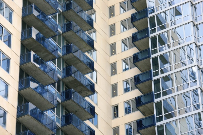 High rises in Williamsburg.