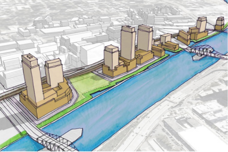 A rendering from "Housing New York," the mayor's affordable housing blueprint.