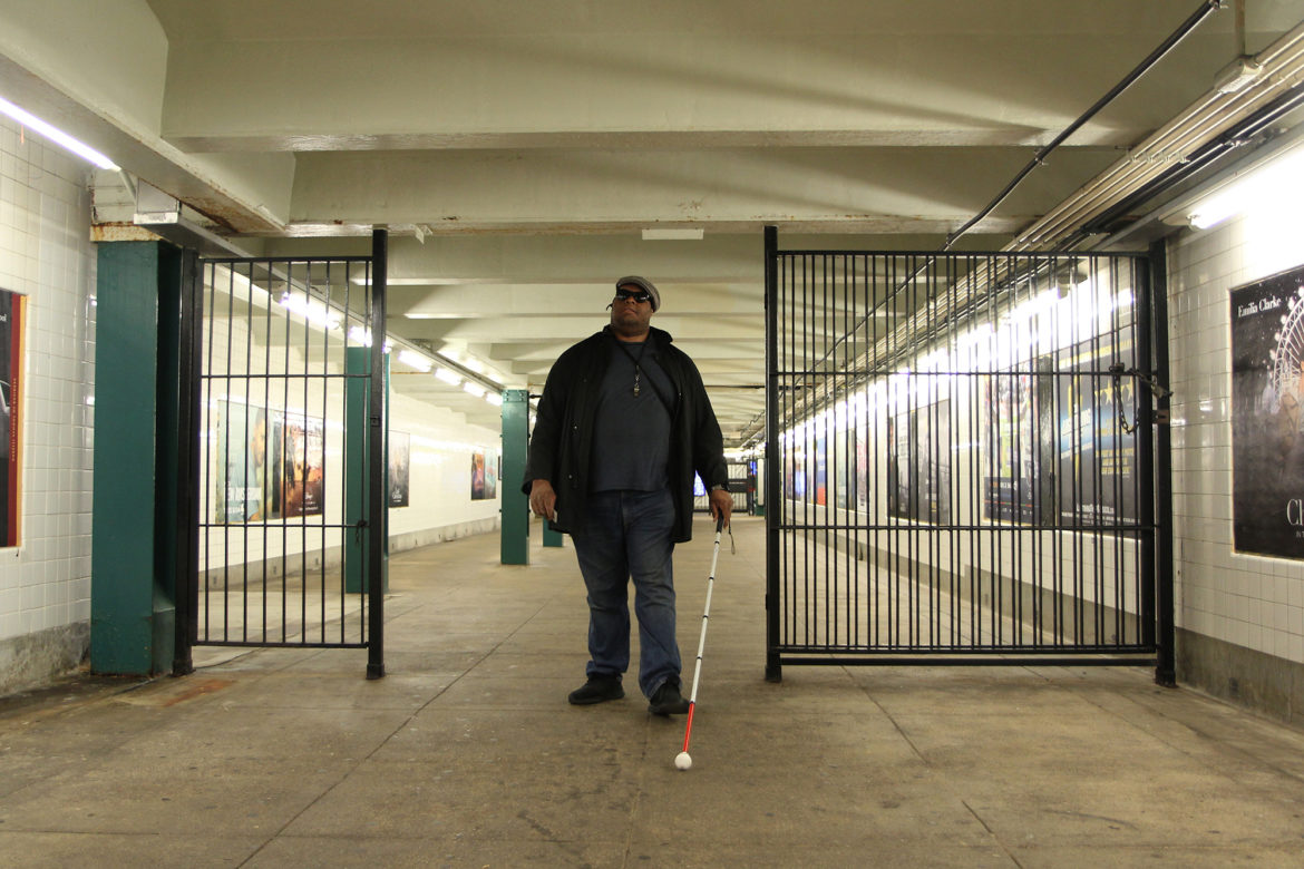 Victor Andrews on the subway