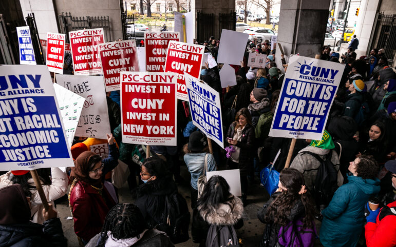 CUNY budget rally