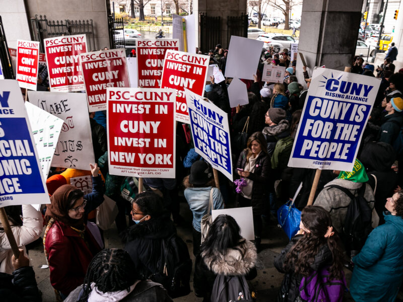 CUNY budget rally