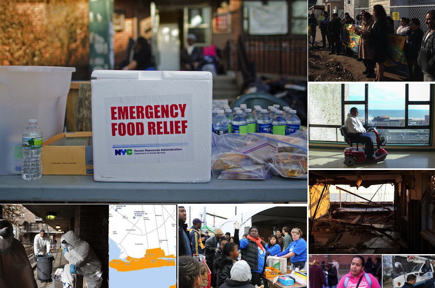 Images from the days after Sandy.