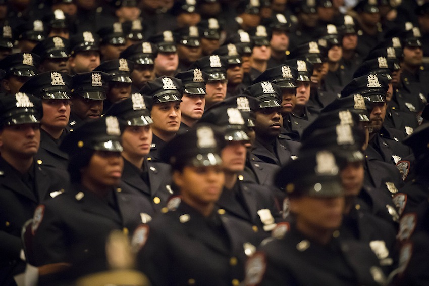 Department of Correction Promotion and Recruit Graduation Ceremony at Brooklyn College in Brooklyn, Friday, January 10, 2014.