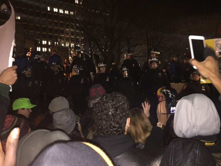 Protest_NYPD_Headquarters 2