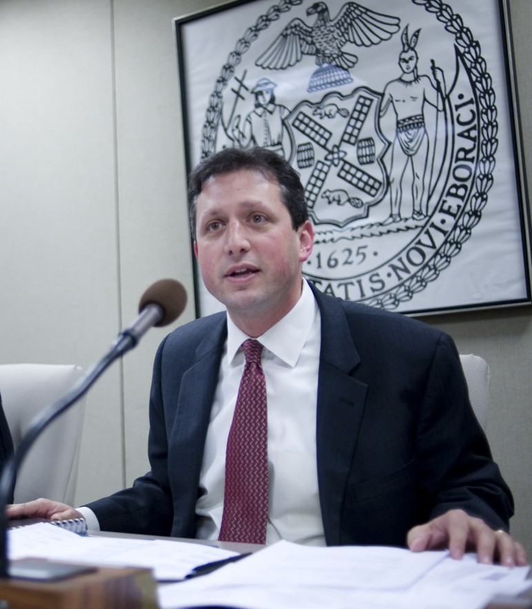 Councilman Brad Lander, the primary sponsor of the bill. 