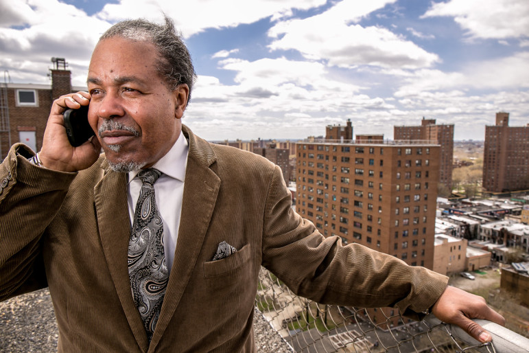 Reggie Bowman, head of the Citywide Council of Presidents of tenant associations. Unlike some of his members, he supported the Bloomberg administration's infill plan, a fact that prevented the TAs from speaking with one voice on the issue.