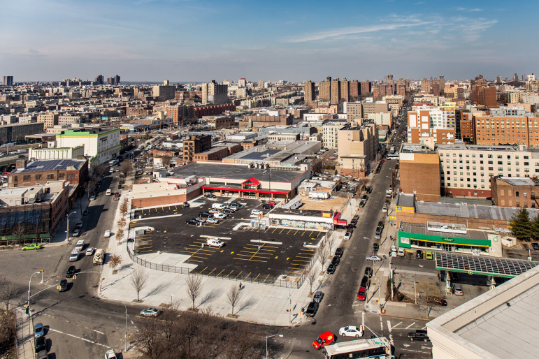 This Food Bazaar soon to open on 163rd and Brook Avenue in the Bronx is one of the project subsidized through the city's FRESH program.