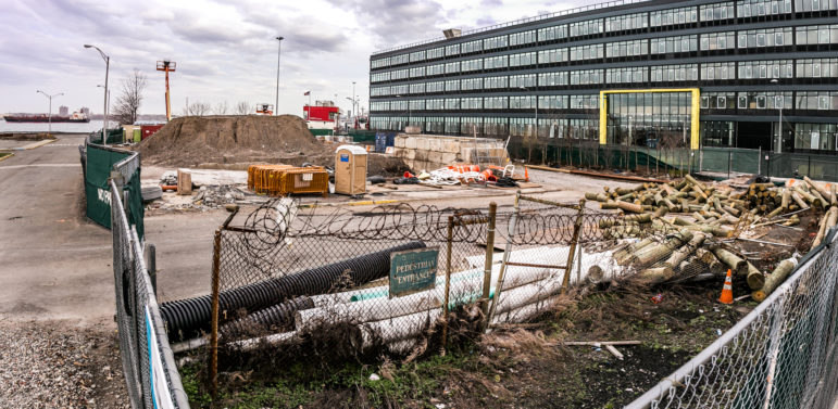 One of the site adjacent to the rezoning area that is controlled by the EDC.