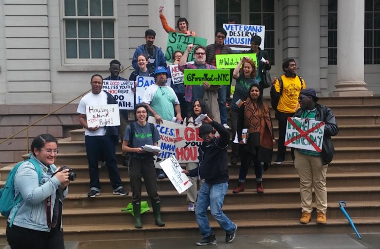 After their festival of legislative theatre, the actors took their case to City Hall.