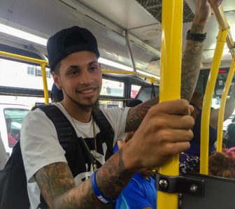 Ricky Rodrigues, 21, a psychology student at CUNY City College, says he takes a bus Bx19 three times a week from his grandmother’s place on the Grand Concourse Street to school. 