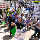 Rent regs protest