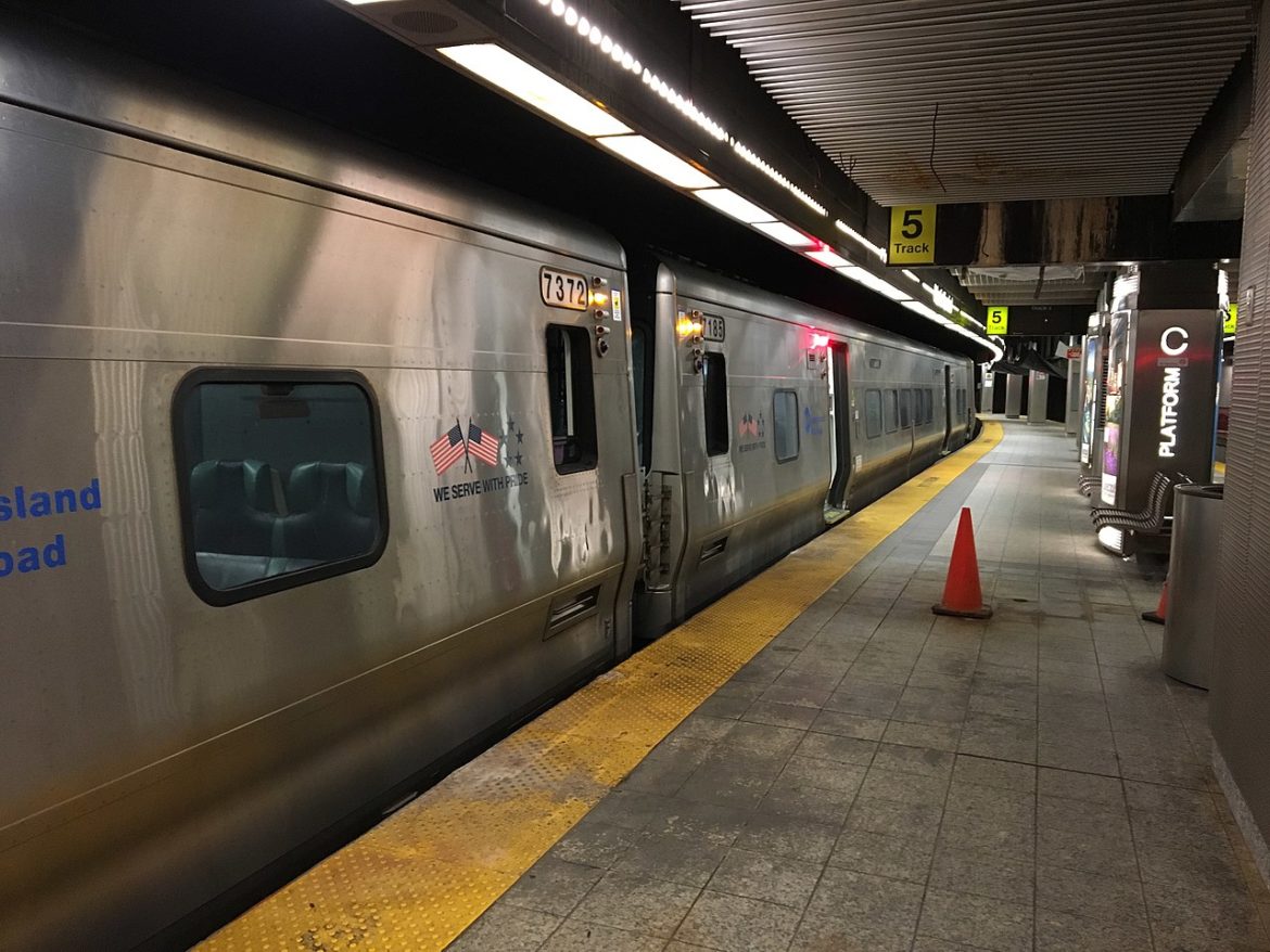 LIRR train at Atlantic Terminal