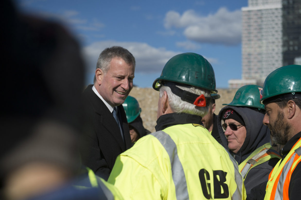 De Blasio Groundbreaking