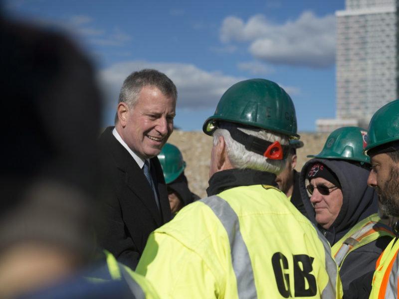 De Blasio Groundbreaking