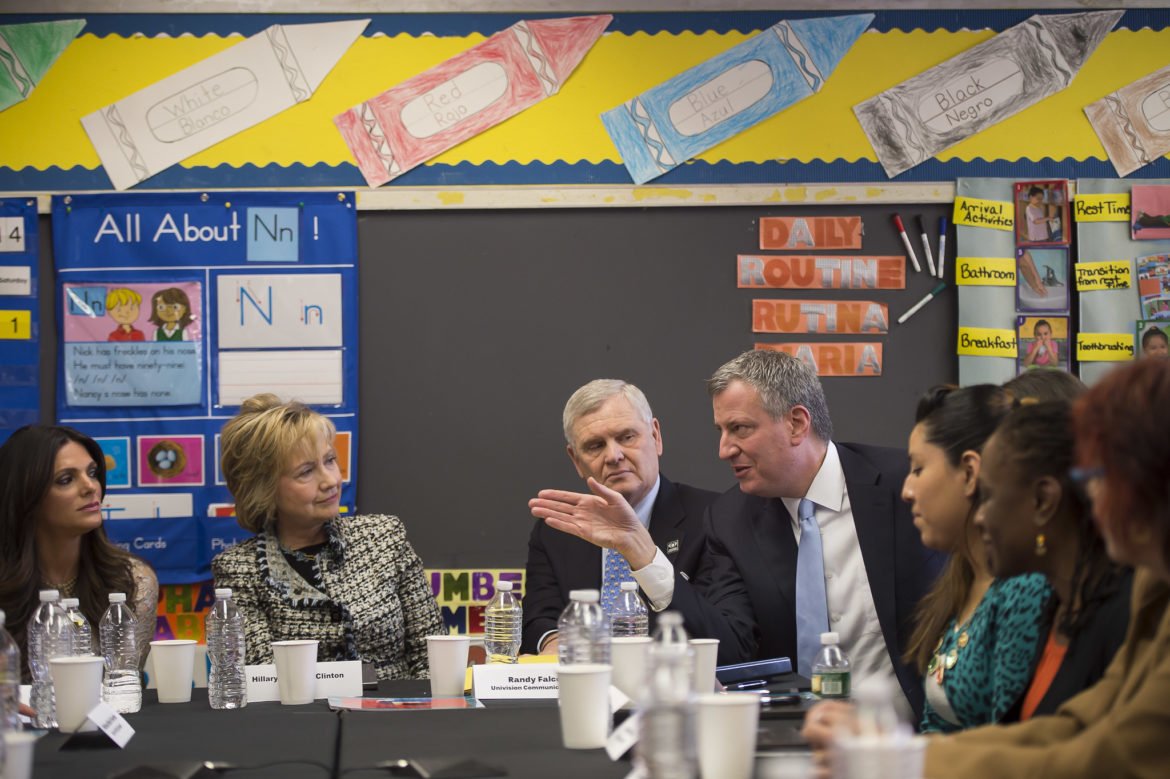 De Blasio childcare