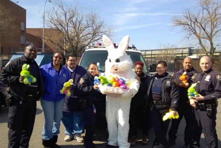 Easter Bunny with Cops