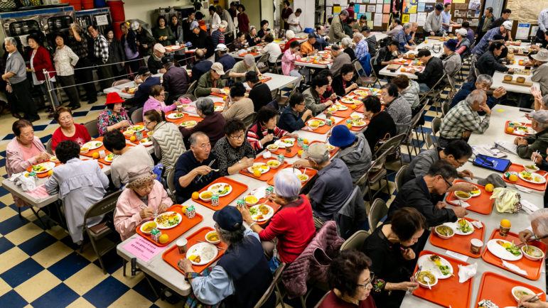 Lunch time at the Senior Center