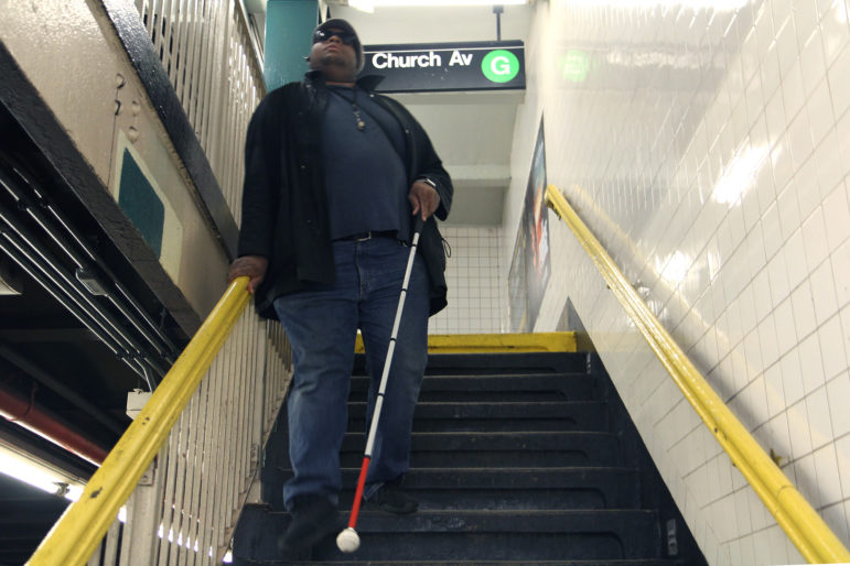 Victor Andrews on the subway