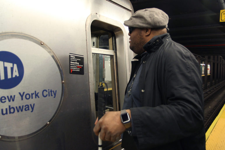 Victor Andrews on the subway