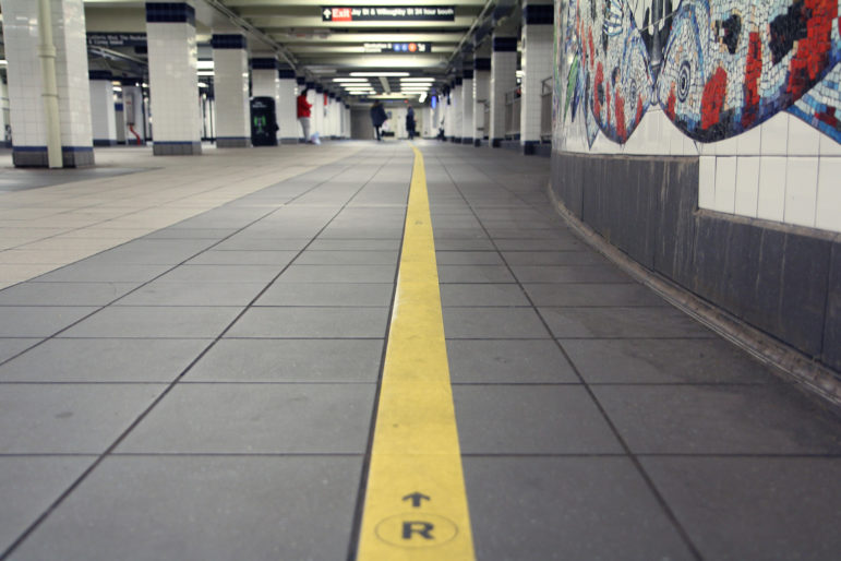 in the Jay Street MetroTech Station