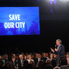 Mayor Bill de Blasio delivers his seventh State of the City