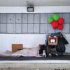 A homeless couple in San Franscisco in 2010.