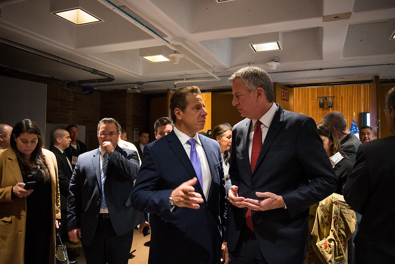 Cuomo and de Blasio