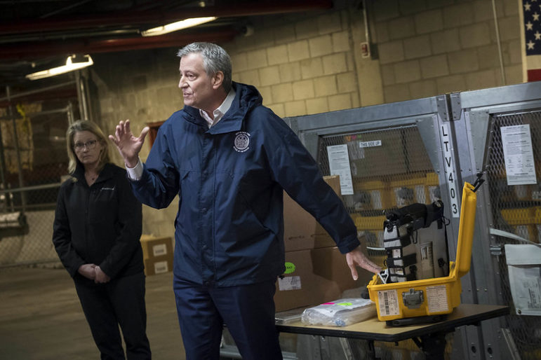 De Blasio at OEM