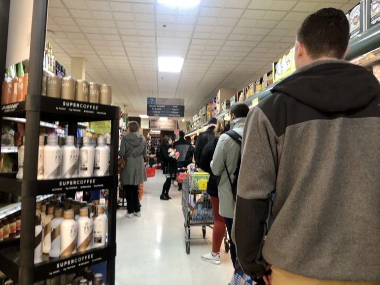 Astoria supermarket lines