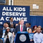 Mayor de Blasio at J.H.S. 292