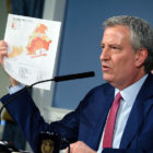 De Blasio testing map