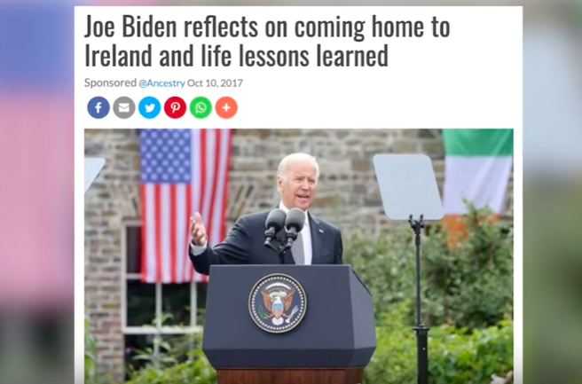 Irish Central Biden