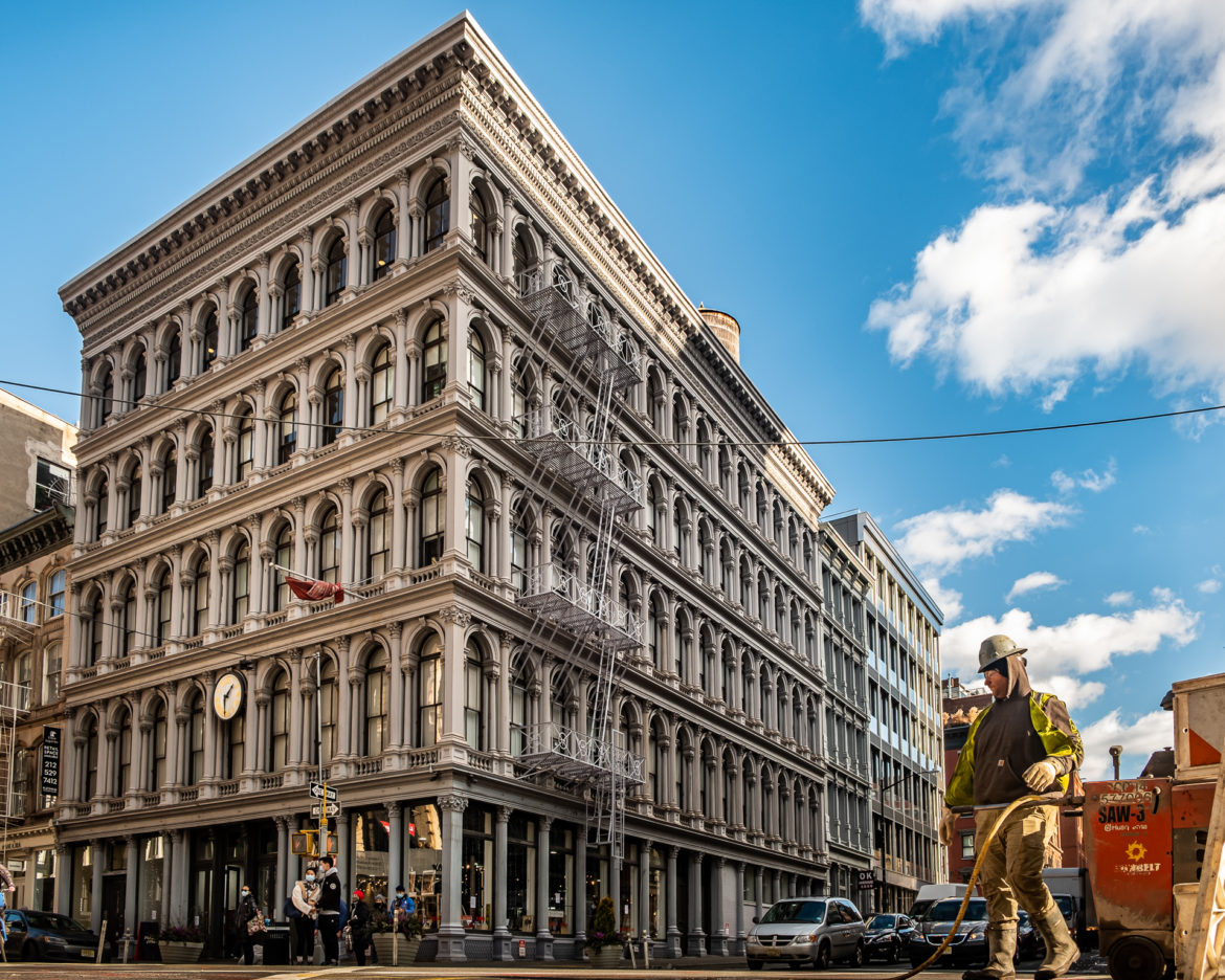 The E.V. Haughwout building in SoHo