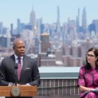 Mayor Eric Adams and Chief Housing Officer Jessica Katz