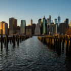 Financial District waterfront viewed from Brooklyn